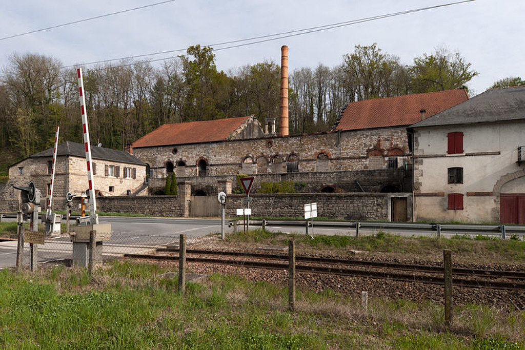 Vue d'ensemble de la verrerie (photo A. Barroche).