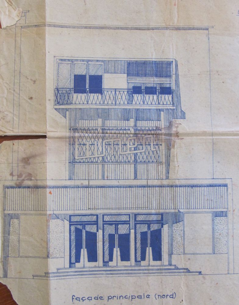 Plan en élévation (AP). (c) Bertrand. Charneau.