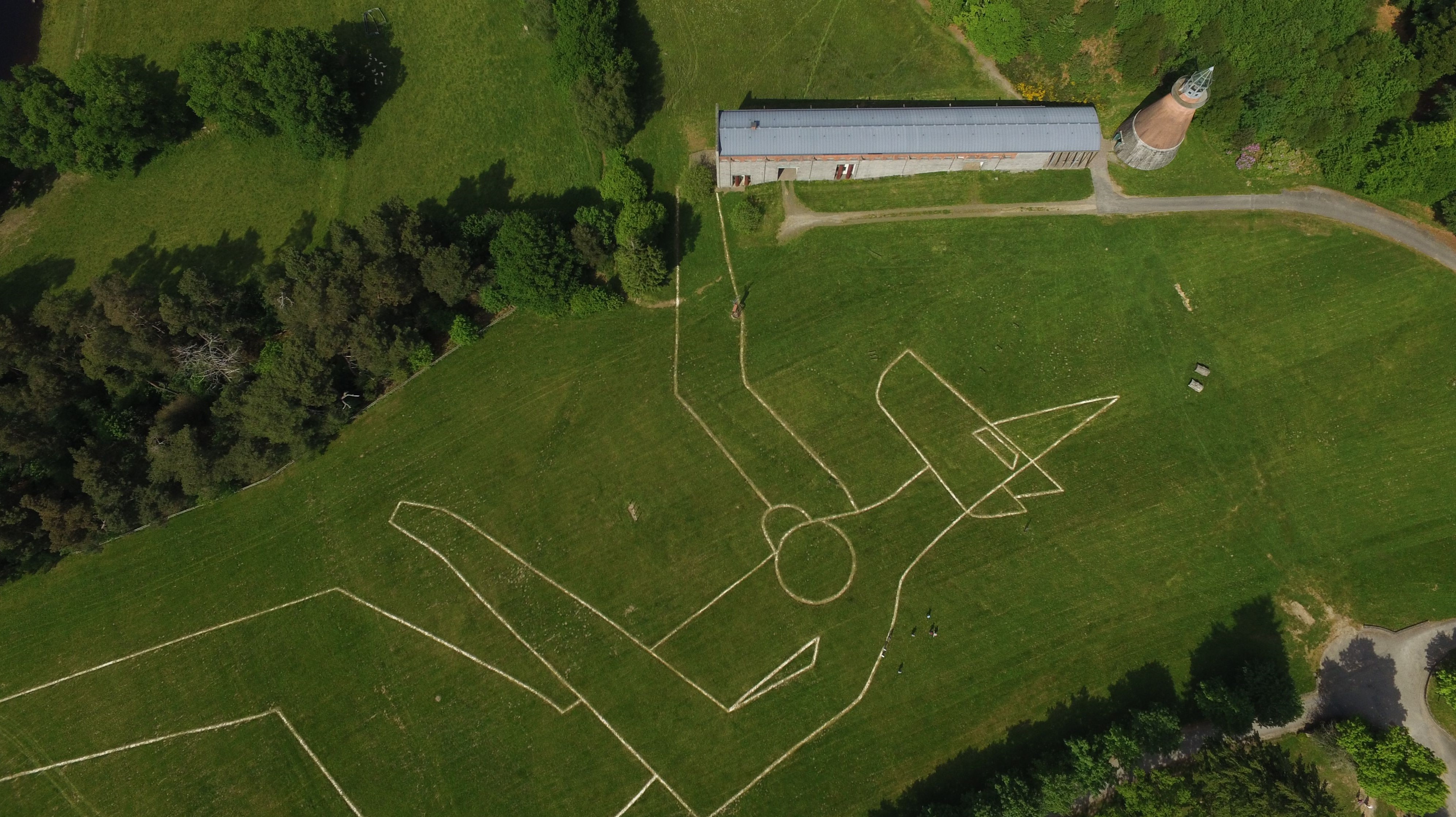 La licorne de Vassivière de Yona Friedman © Région Nouvelle-Aquitaine, Dragonfly