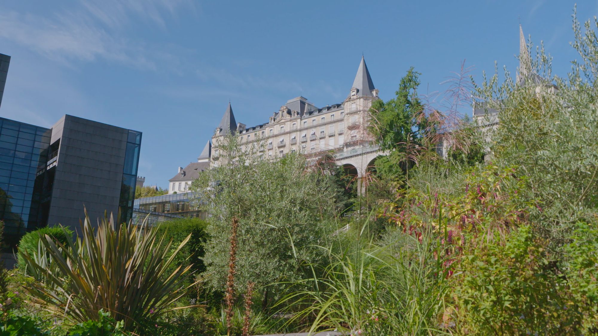 Jardins de l'hôtel du Département à Pau © Région Nouvelle-Aquitaine, Kestu