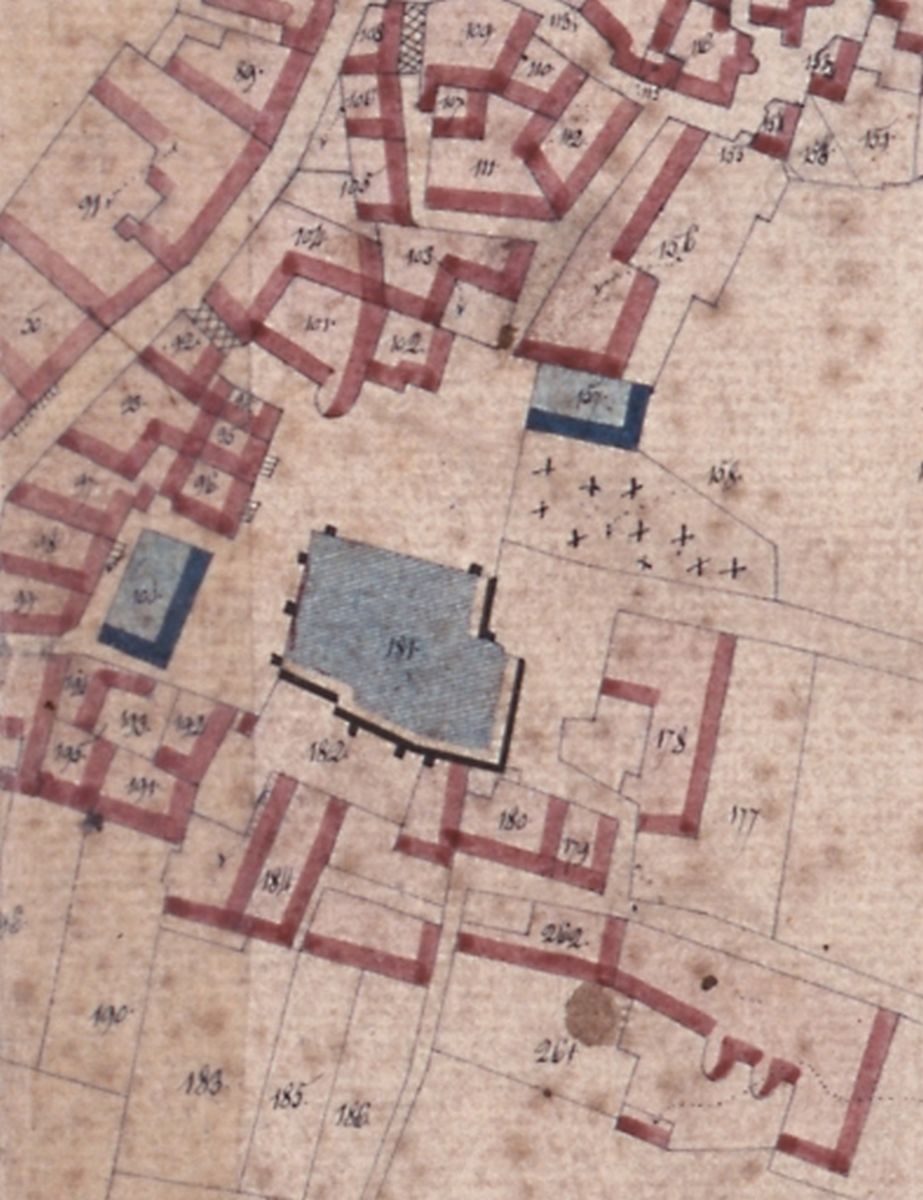 Extrait du cadastre de 1831, section C1 n°181.