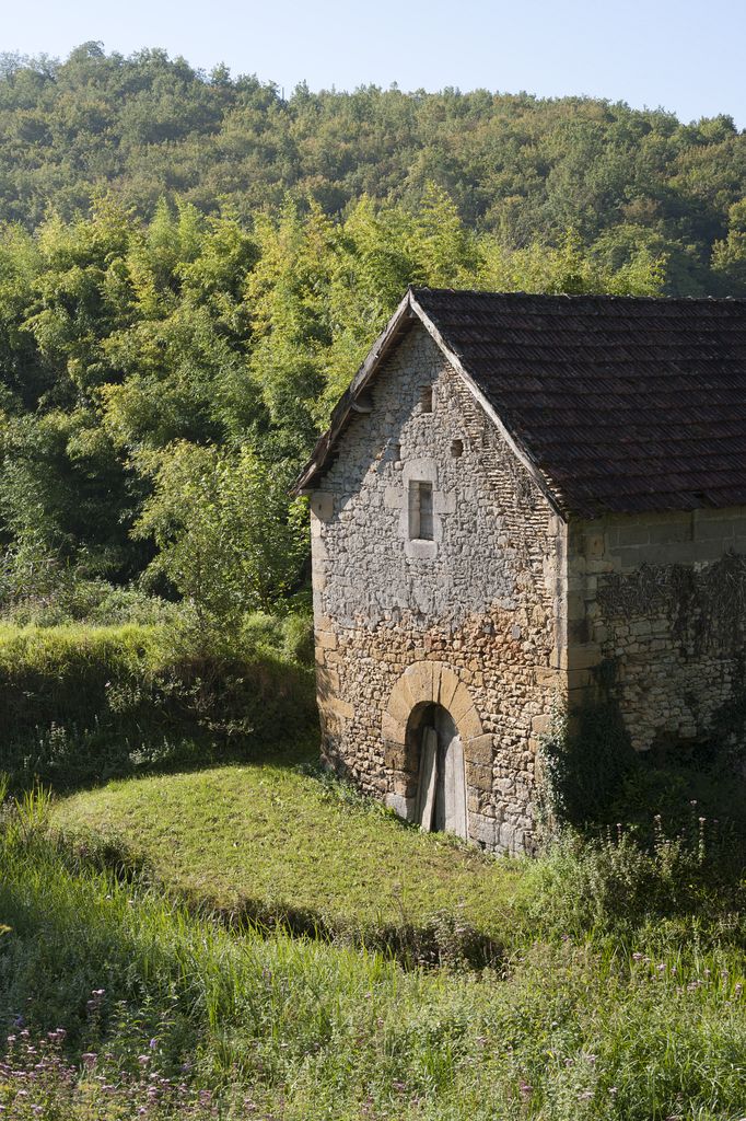 Pignon sud-ouest du moulin.