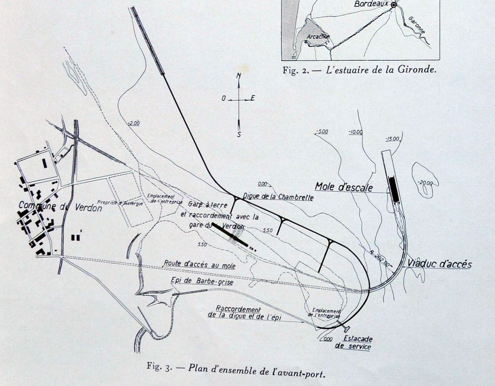 Plan d'ensemble de l'avant-port.