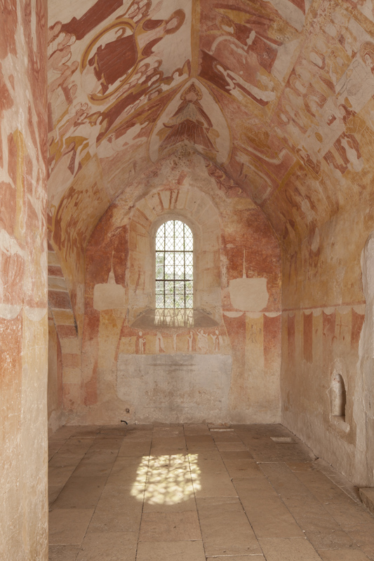 Vue d'ensemble de la chapelle vers l'ouest, en 2016.