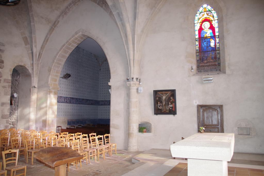 Tableau de César Lory dans le chœur de l'église.