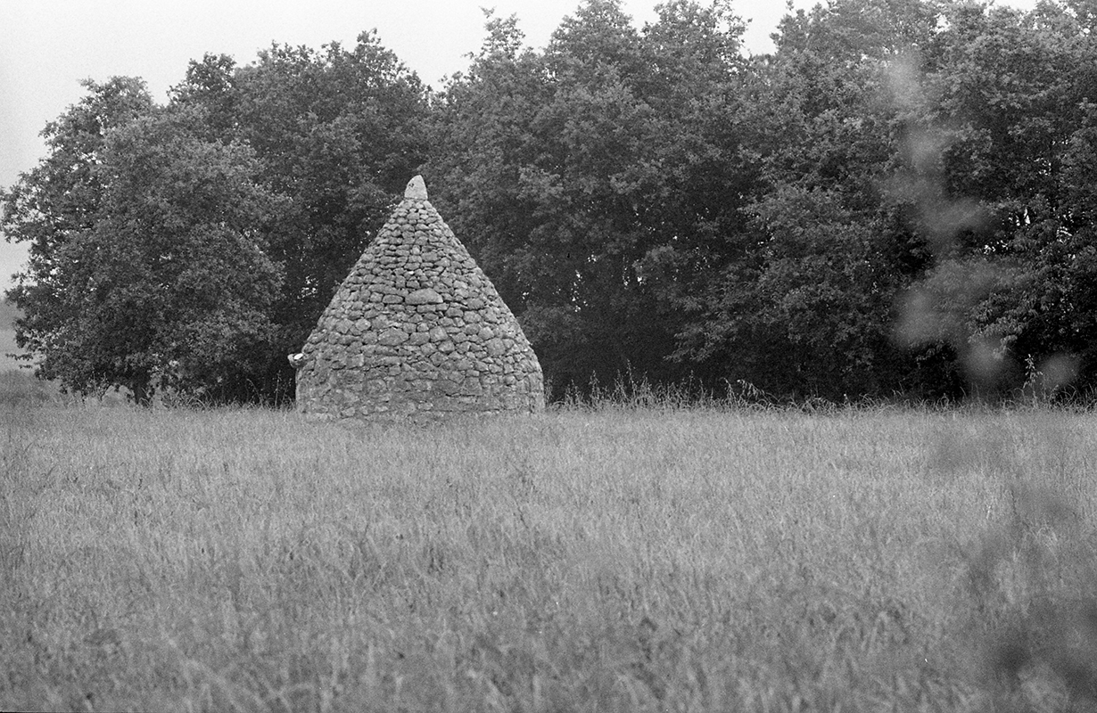 La loge de la Mitaudière en 1977.