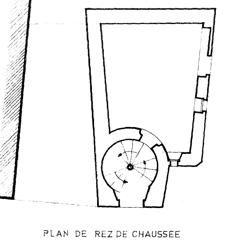 Plan du rez-de-chaussée.