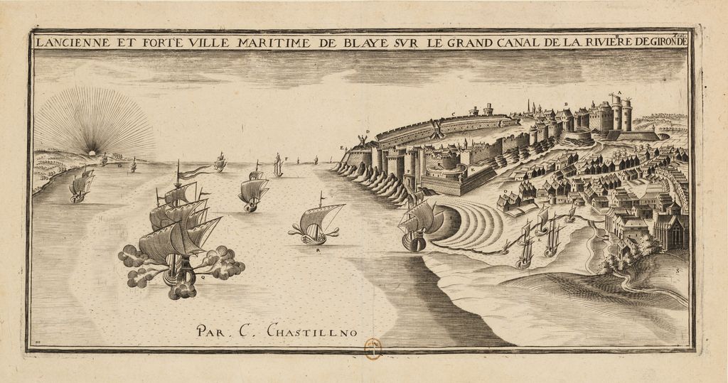 Vue de la ville vers 1606.