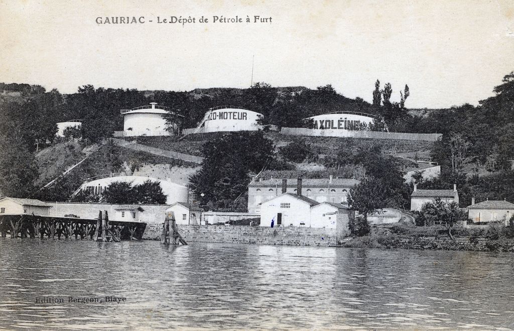 Carte postale, début 20e siècle (collection particulière) : Vue d'ensemble depuis l'ouest.