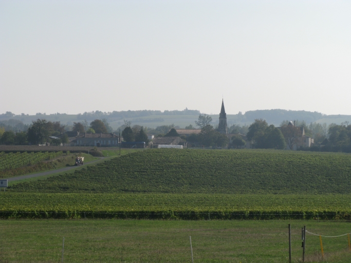 Le bourg vu depuis le nord.