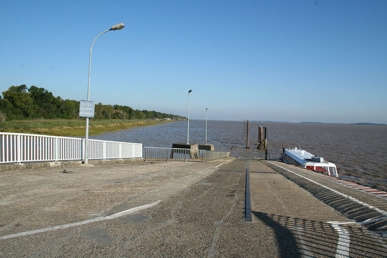 Vue de l'embarcadère.