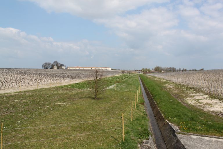 Ruisseau de Juliac : limite nord de la commune avec Pauillac.