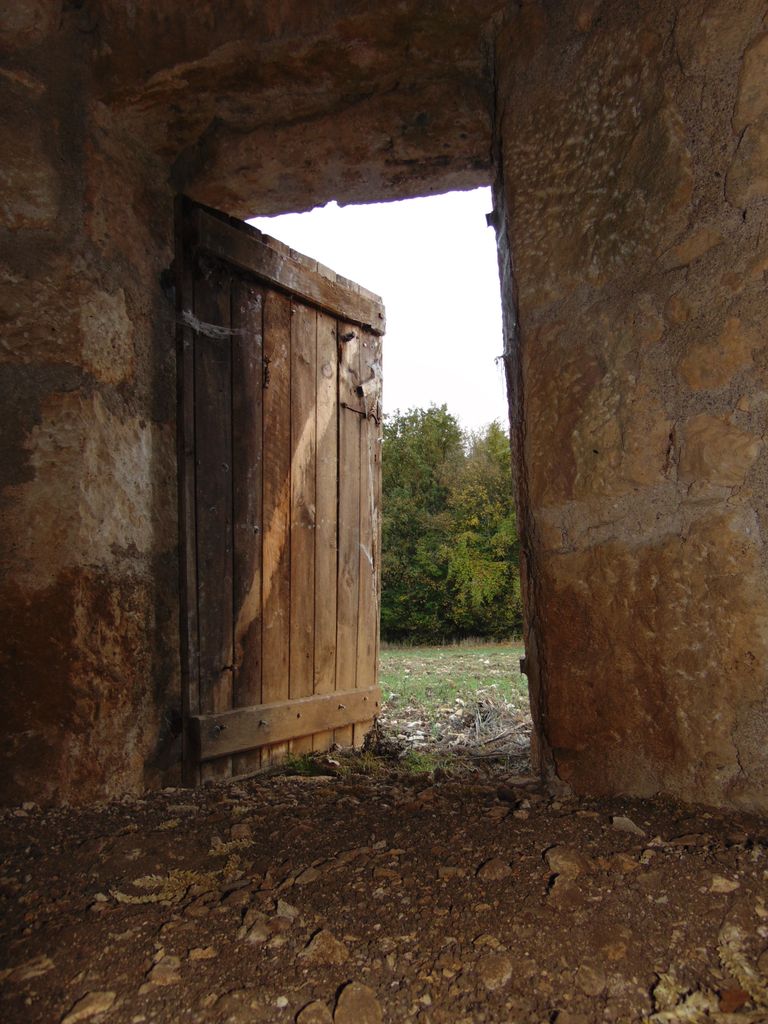 Porte vue depuis l'intérieur.