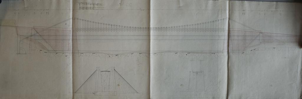 Pont de La Roche-Posay sur la Creuse, Bayard de la Vingtrie, 1832.