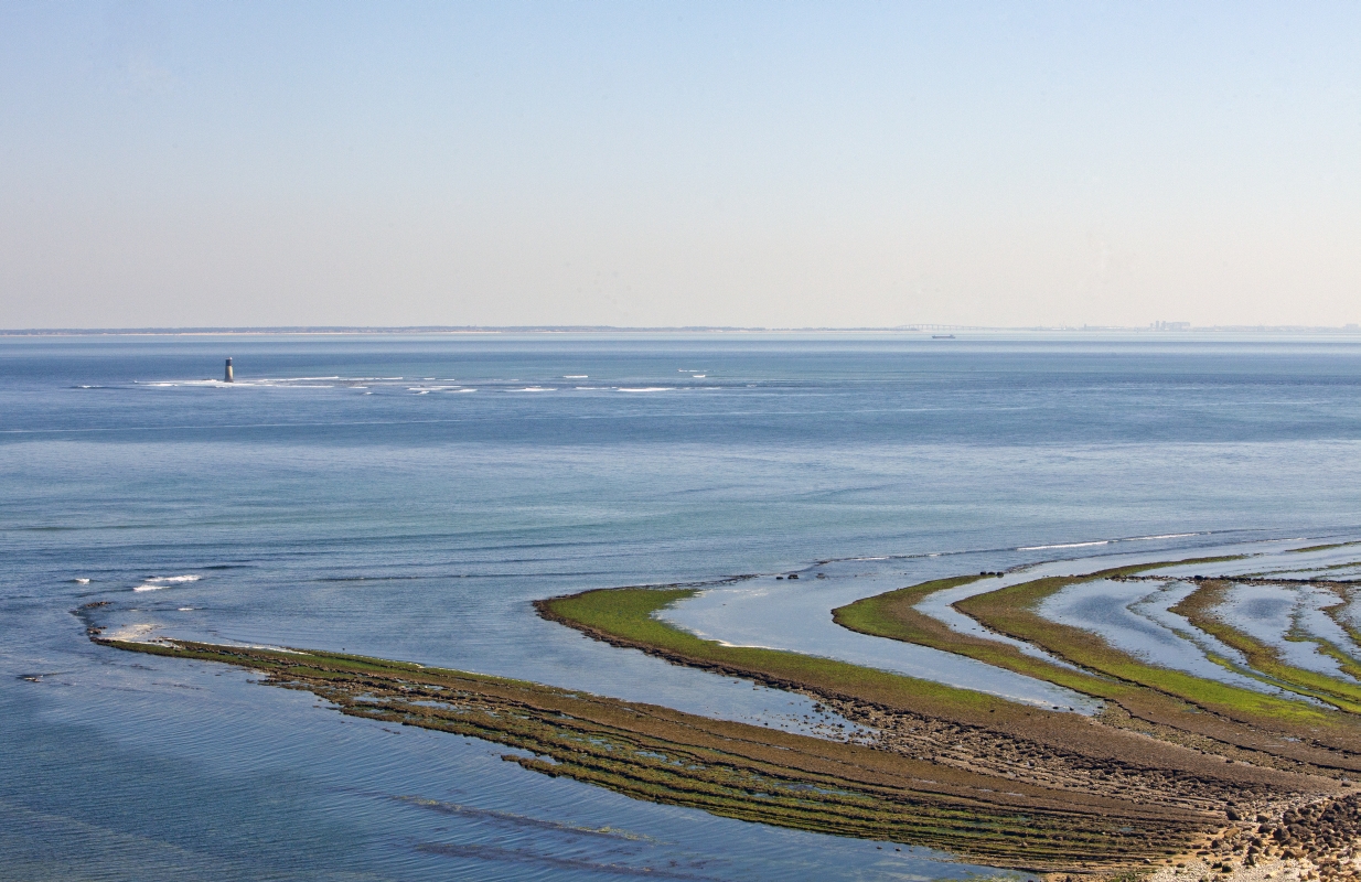 La tourelle d'Antioche vue depuis le phare de Chassiron.