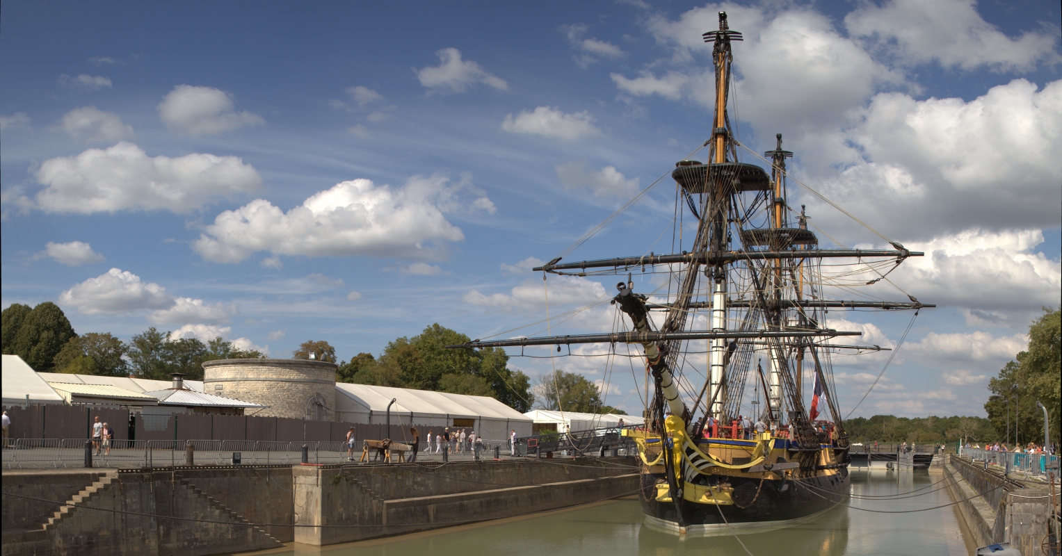 L'Hermione dans la forme en 2018.