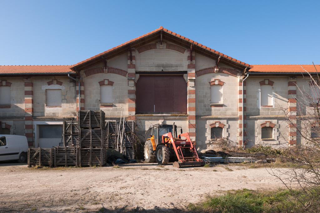 Détail de la façade sud.