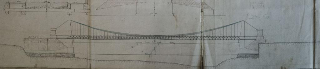 Pont de Chauvigny sur la Vienne, Jules Seguin et Cie, 1832.