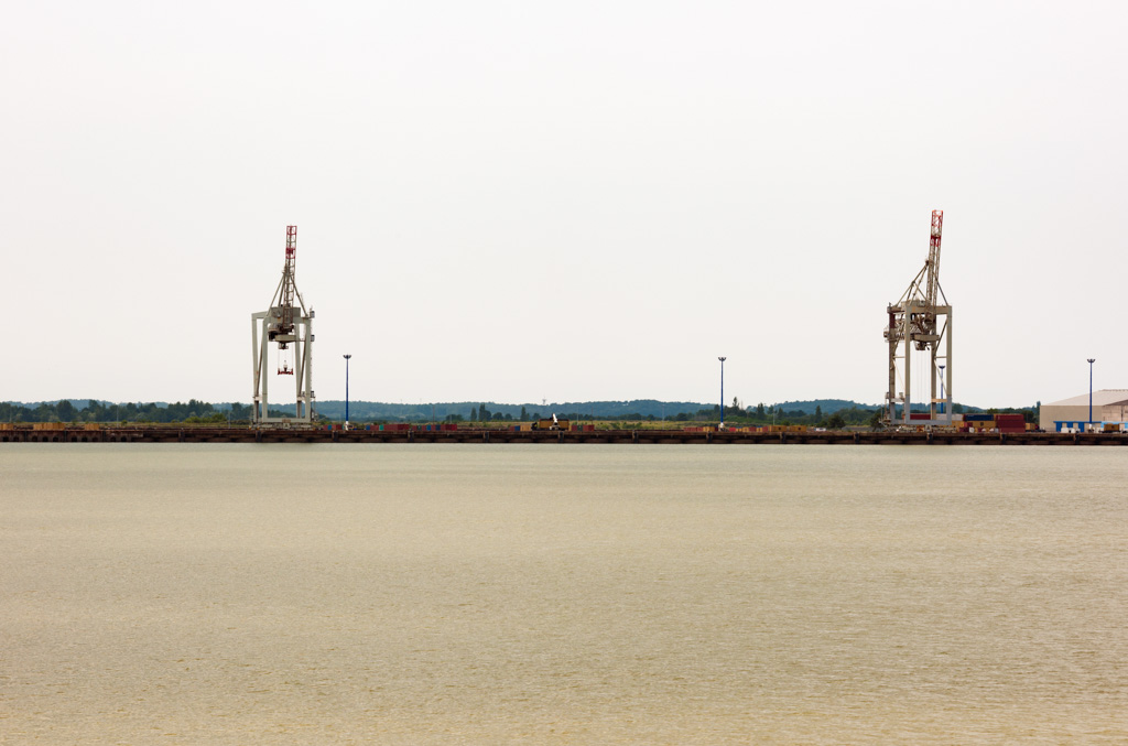 Vue depuis l'estuaire des grues 