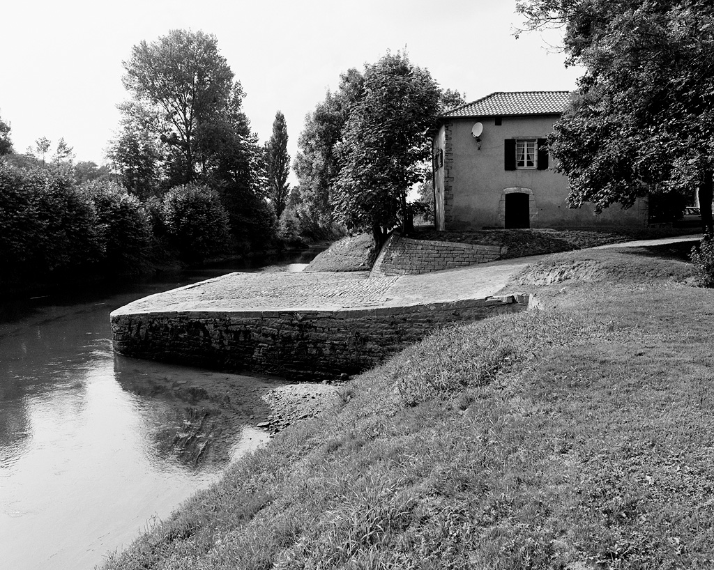 Le port de Came sur la Bidouze, ensemble depuis le sud-est.