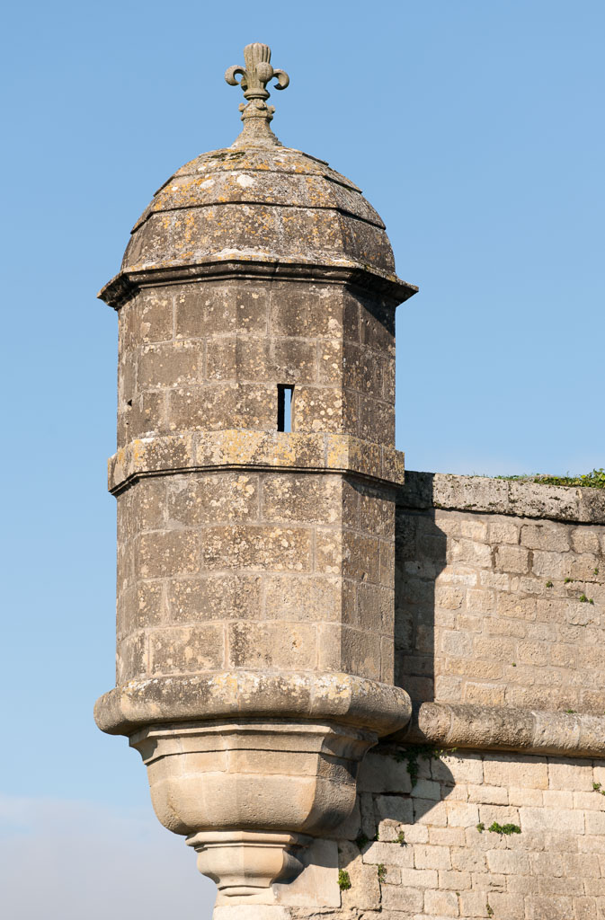 bastion du port : détail de l'échaugette.