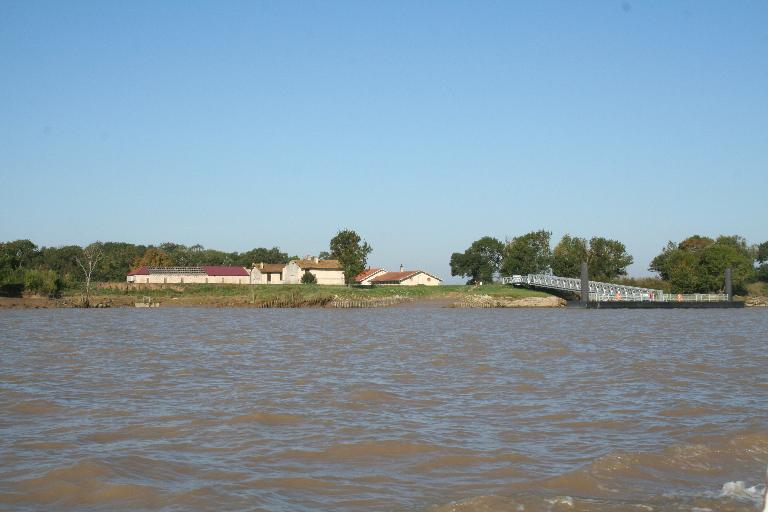 Vue du site depuis l'estuaire.