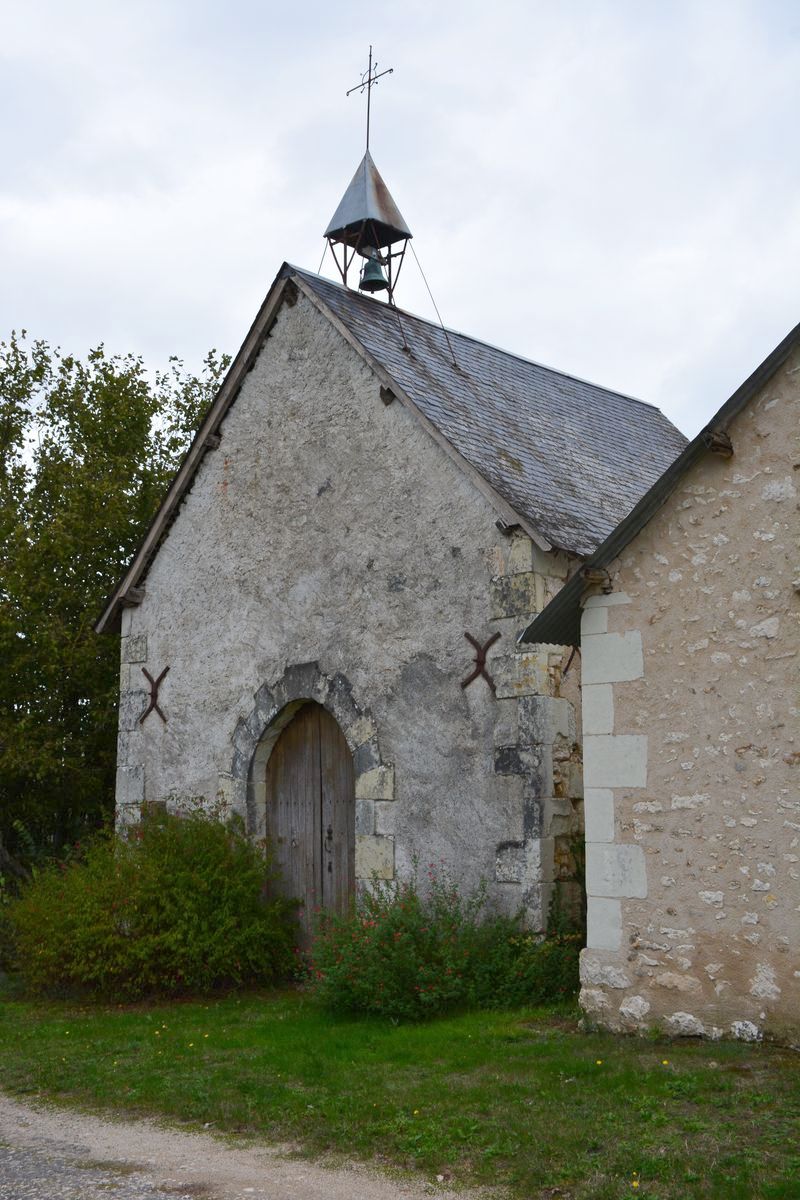 Élévation occidentale de la chapelle.