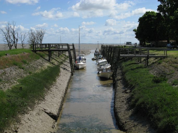 Le port de Talmont-sur-Gironde.