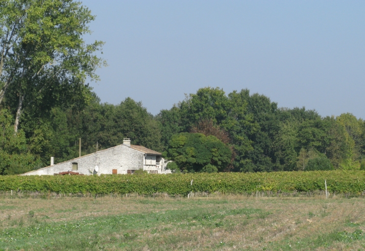 La ferme vue depuis Terre-Fume, au sud.