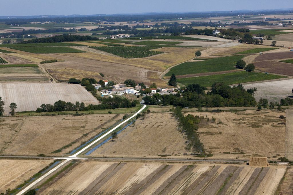 Vue aérienne.