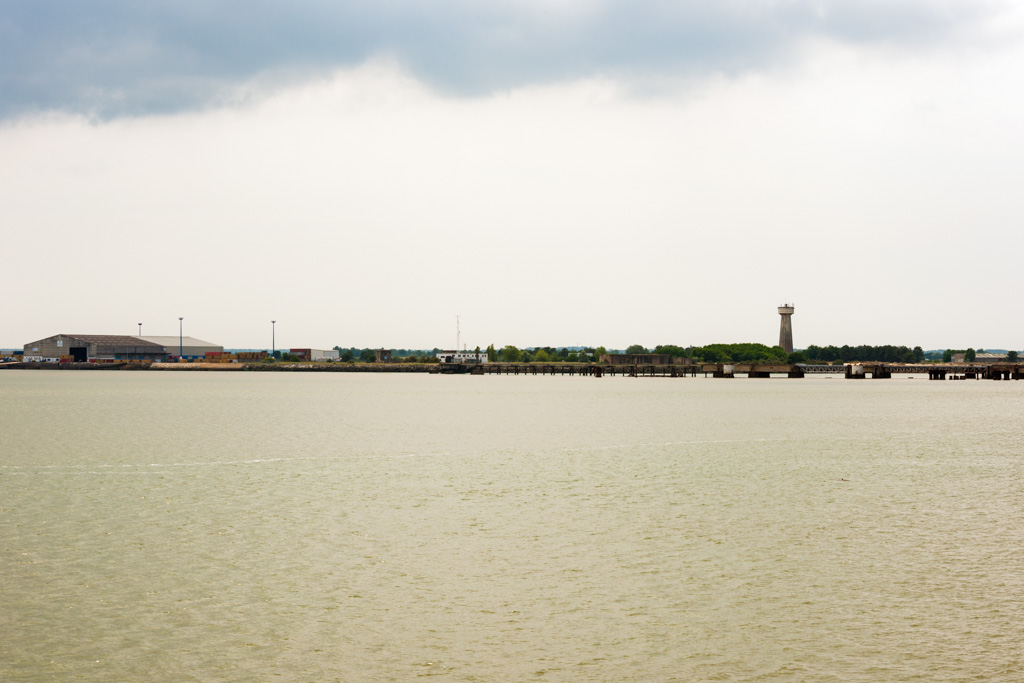 Vue d'ensemble depuis l'estuaire.