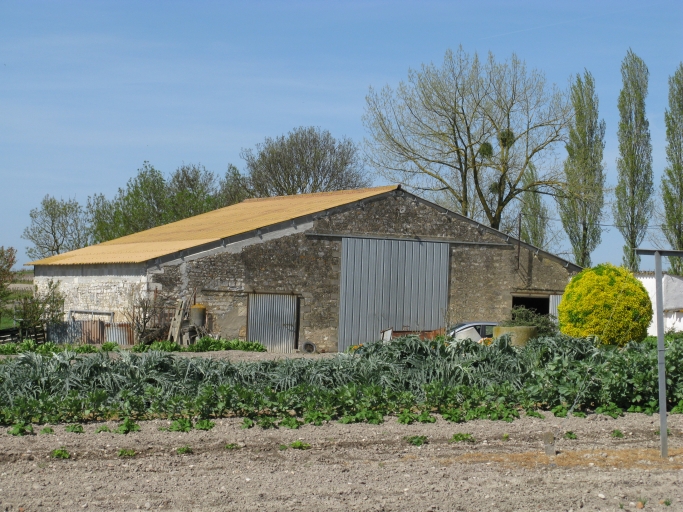 La grange-étable vue depuis le sud.