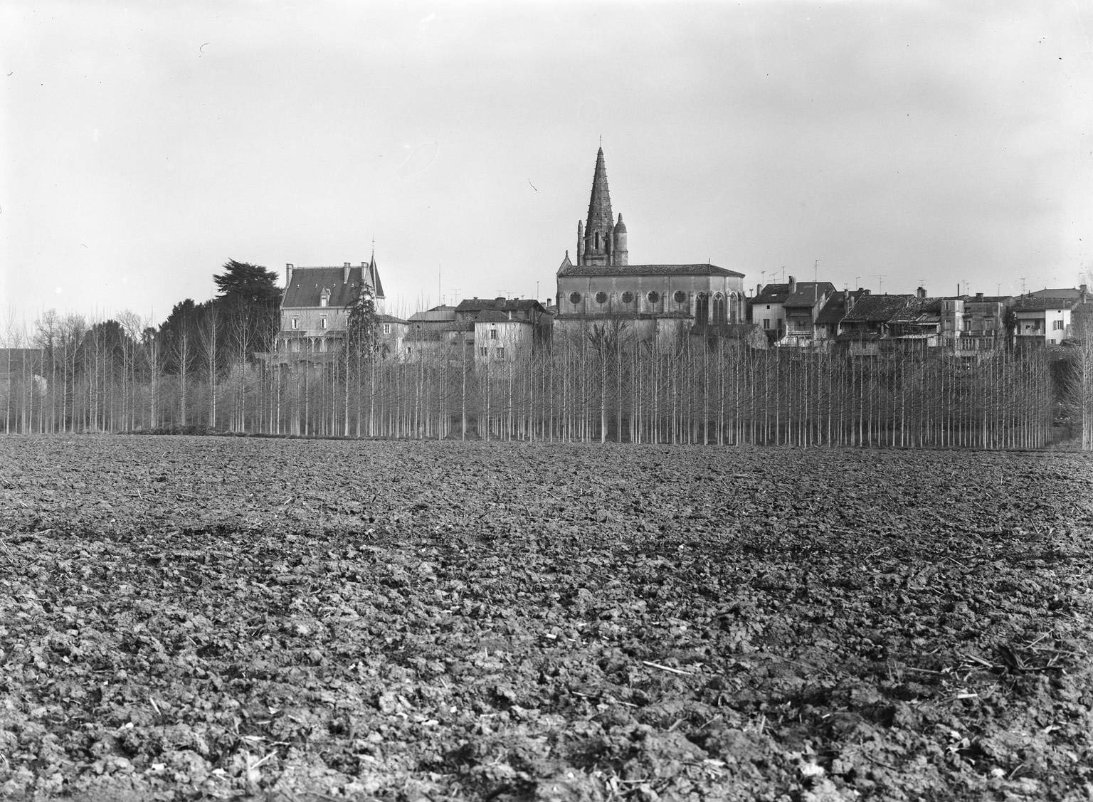 Vue depuis la basse plaine.