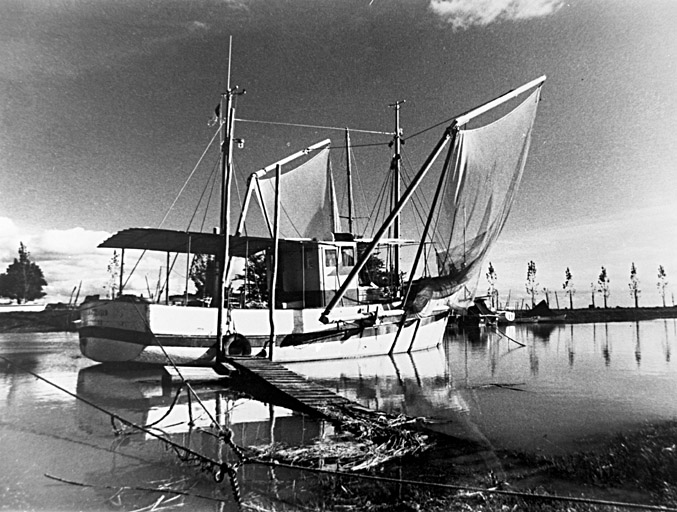 Le pibalier Le Arnaud, appartenant à M. Loizeau, vers 1970-1980.