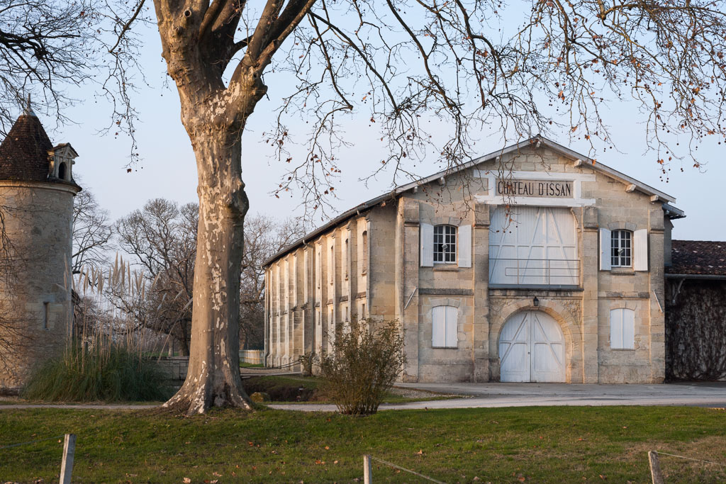 Cuvier médocain : pignon sud et élévation ouest.