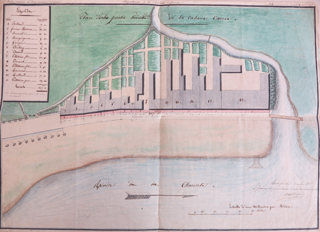 En 1818, la parcelle appartient à un dénommé Rulland.