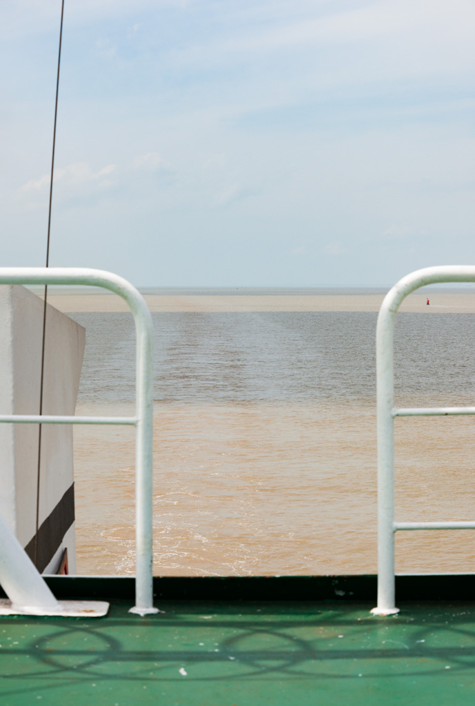 Vue de l'estuaire depuis le pont.