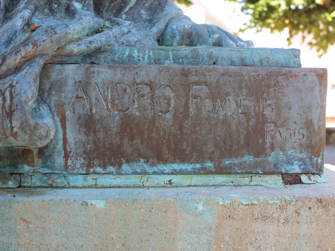 Marque du fondeur parisien Andro.