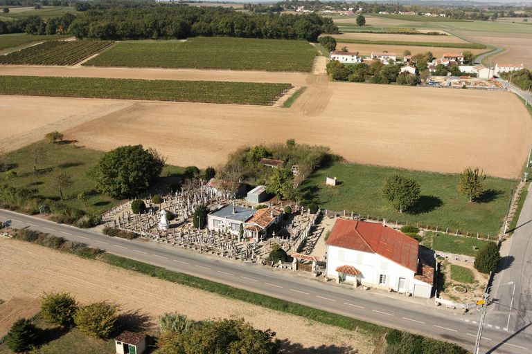 Vue aérienne du Jardin de Gabriel.