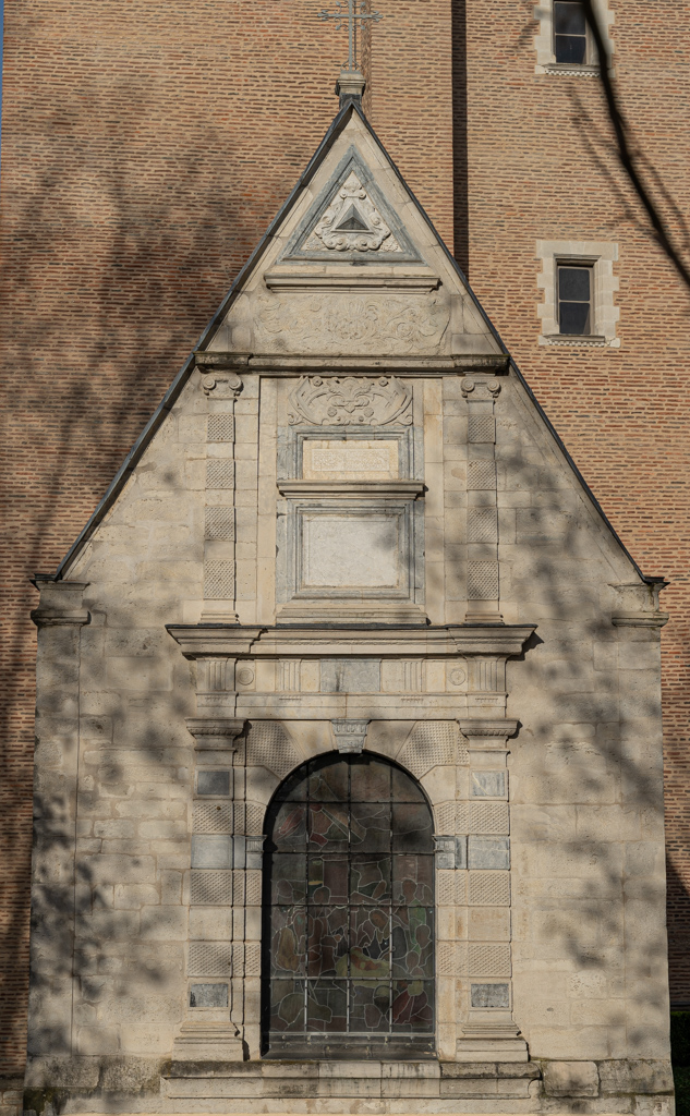 Façade est de la chapelle.