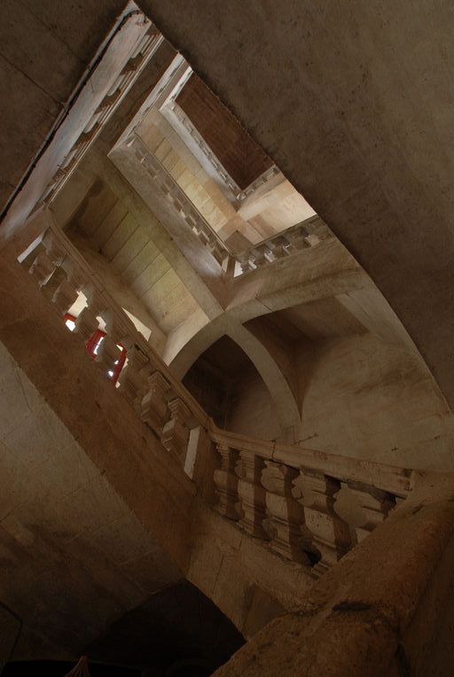 Escalier du pavillon nord-est.