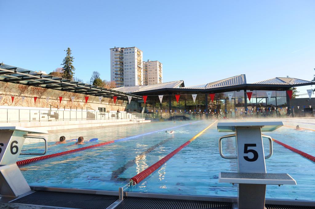 Le stade nautique depuis le sud-ouest.