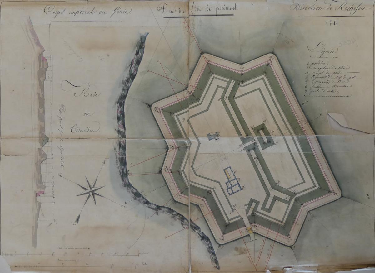 Plan du fort en 1811.