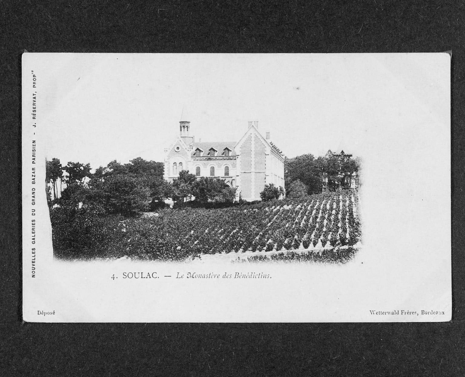 Carte postale, début 20e siècle (collection particulière) : vue d'ensemble.